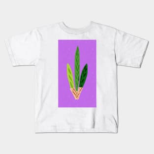 Lulav Lilac Print Kids T-Shirt